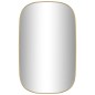 vidaXL Specchio da Parete Dorato 80x50 cm