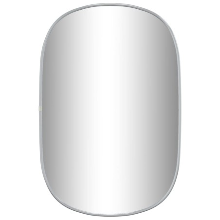vidaXL Specchio da Parete Argento 60x40 cm