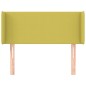 Testiera ad Orecchio Verde 93x16x78/88 cm in Tessuto