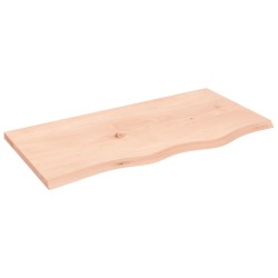 vidaXL Piano per Tavolo 80x40x2 cm in Rovere Massello Non Trattato