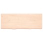 vidaXL Piano per Tavolo 160x60x(2-6)cm in Rovere Massello Non Trattato