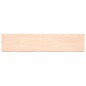 vidaXL Piano per Tavolo 180x40x(2-6)cm in Rovere Massello Non Trattato vidaXL Piano per Tavolo 180x40x(2-6)cm in Rovere Massello Non Trattato