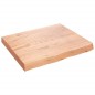vidaXL Piano Tavolo Marrone Chiaro 60x50x6cm Rovere Massello Trattato vidaXL Piano Tavolo Marrone Chiaro 60x50x6cm Rovere Massello Trattato
