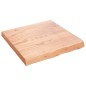 vidaXL Piano Tavolo Marrone 60x60x(2-6) cm Massello Rovere Trattato vidaXL Piano Tavolo Marrone 60x60x(2-6) cm Massello Rovere Trattato