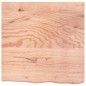 vidaXL Piano Tavolo Marrone 60x60x(2-6) cm Massello Rovere Trattato vidaXL Piano Tavolo Marrone 60x60x(2-6) cm Massello Rovere Trattato