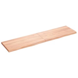 vidaXL Piano Tavolo Marrone 160x40x(2-4) cm Massello Rovere Trattato