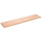 vidaXL Piano Tavolo Marrone Chiaro 180x40x4cm Rovere Massello Trattato