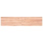 vidaXL Piano Tavolo Marrone Chiaro 180x40x4cm Rovere Massello Trattato