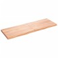 vidaXL Piano Tavolo Marrone Chiaro 180x60x6cm Rovere Massello Trattato