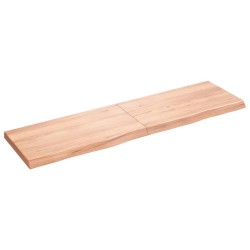 vidaXL Piano Tavolo Marrone 180x50x(2-6) cm Massello Rovere Trattato