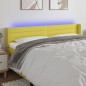 Testiera a LED Verde 163x16x78/88 cm in Tessuto Testiera a LED Verde 163x16x78/88 cm in Tessuto