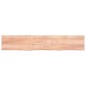 vidaXL Piano Tavolo Marrone 220x40x(2-6) cm Massello Rovere Trattato vidaXL Piano Tavolo Marrone 220x40x(2-6) cm Massello Rovere Trattato
