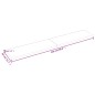 vidaXL Piano Tavolo Marrone Chiaro 220x40x4cm Rovere Massello Trattato