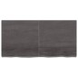 vidaXL Piano Tavolo Grigio Scuro 120x60x4cm Rovere Massello Trattato vidaXL Piano Tavolo Grigio Scuro 120x60x4cm Rovere Massello Trattato