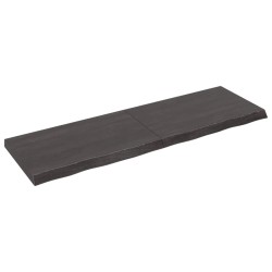 vidaXL Piano Tavolo Marrone 160x50x(2-6) cm Rovere Massello Trattato