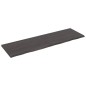 vidaXL Piano Tavolo Marrone 200x60x(2-4) cm Rovere Massello Trattato vidaXL Piano Tavolo Marrone 200x60x(2-4) cm Rovere Massello Trattato