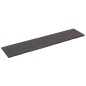 vidaXL Piano Tavolo Marrone 220x50x(2-4) cm Rovere Massello Trattato vidaXL Piano Tavolo Marrone 220x50x(2-4) cm Rovere Massello Trattato
