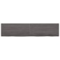 vidaXL Piano Tavolo Marrone 220x50x(2-4) cm Rovere Massello Trattato vidaXL Piano Tavolo Marrone 220x50x(2-4) cm Rovere Massello Trattato