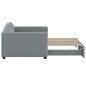 vidaXL Divano Letto con Letto Estraibile Grigio Chiaro 90x190 Tessuto vidaXL Divano Letto con Letto Estraibile Grigio Chiaro 90x190 Tessuto