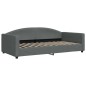 vidaXL Divano Letto Estraibile Materassi Grigio Scuro 100x200 Tessuto vidaXL Divano Letto Estraibile Materassi Grigio Scuro 100x200 Tessuto