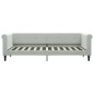 vidaXL Divano Letto con Materasso Grigio Chiaro 80x200 cm in Velluto vidaXL Divano Letto con Materasso Grigio Chiaro 80x200 cm in Velluto