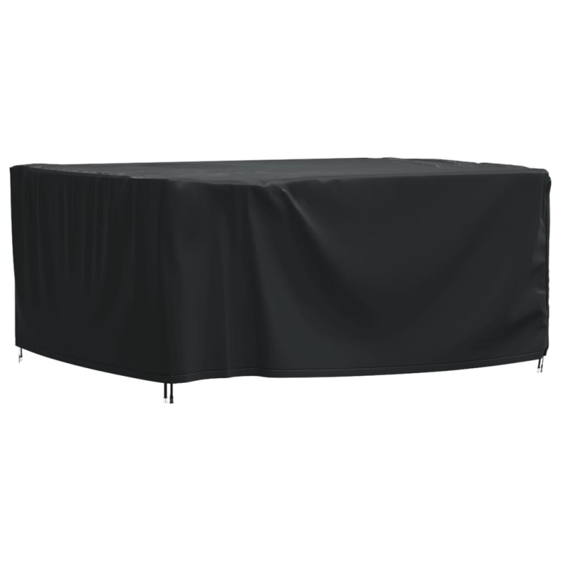 vidaXL Copertura Mobili Giardino Nera 180x140x90cm Impermeabile 420D vidaXL Copertura Mobili Giardino Nera 180x140x90cm Impermeabile 420D