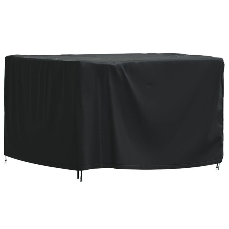 vidaXL Copertura Mobili Giardino Nera 135x135x90cm Impermeabile 420D vidaXL Copertura Mobili Giardino Nera 135x135x90cm Impermeabile 420D