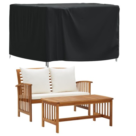 vidaXL Copertura Mobili Giardino Nera 135x135x90cm Impermeabile 420D