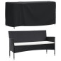vidaXL Copertura Mobili Giardino Nera 180x70x90cm Impermeabile 420D vidaXL Copertura Mobili Giardino Nera 180x70x90cm Impermeabile 420D
