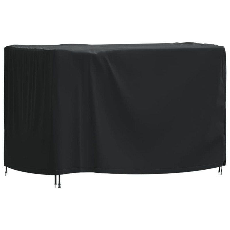 vidaXL Copertura Mobili Giardino Nera 140x70x90cm Impermeabile 420D vidaXL Copertura Mobili Giardino Nera 140x70x90cm Impermeabile 420D