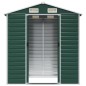 vidaXL Capanno da Giardino Verde 191x130x198 cm in Acciaio Zincato