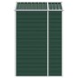 vidaXL Capanno da Giardino Verde 191x130x198 cm in Acciaio Zincato