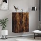 vidaXL Mobile a Parete Rovere Fumo 69,5x34x90 cm in Legno Multistrato vidaXL Mobile a Parete Rovere Fumo 69,5x34x90 cm in Legno Multistrato