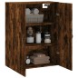 vidaXL Mobile a Parete Rovere Fumo 69,5x34x90 cm in Legno Multistrato vidaXL Mobile a Parete Rovere Fumo 69,5x34x90 cm in Legno Multistrato