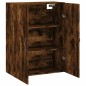 vidaXL Mobile a Parete Rovere Fumo 69,5x34x90 cm in Legno Multistrato vidaXL Mobile a Parete Rovere Fumo 69,5x34x90 cm in Legno Multistrato