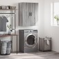 vidaXL Mobile a Parete Grigio Sonoma 69,5x34x90 cm Legno Multistrato vidaXL Mobile a Parete Grigio Sonoma 69,5x34x90 cm Legno Multistrato