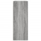 vidaXL Mobile a Parete Grigio Sonoma 69,5x34x90 cm Legno Multistrato vidaXL Mobile a Parete Grigio Sonoma 69,5x34x90 cm Legno Multistrato