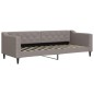 vidaXL Divano Letto Estraibile con Cassetti Tortora 80x200 cm Tessuto vidaXL Divano Letto Estraibile con Cassetti Tortora 80x200 cm Tessuto