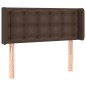 Testiera a LED Marrone 103x16x78/88 cm in Similpelle Testiera a LED Marrone 103x16x78/88 cm in Similpelle