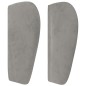vidaXL Testiera ad Orecchio Grigio Chiaro 83x23x78/88 cm in Velluto vidaXL Testiera ad Orecchio Grigio Chiaro 83x23x78/88 cm in Velluto