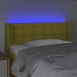 Testiera a LED Verde 103x16x78/88 cm in Tessuto Testiera a LED Verde 103x16x78/88 cm in Tessuto