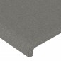 Testiera a LED Grigio Scuro 83x16x118/128 cm in Tessuto Testiera a LED Grigio Scuro 83x16x118/128 cm in Tessuto