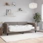 vidaXL Divano Letto con Materasso Tortora 90x200 cm in Tessuto vidaXL Divano Letto con Materasso Tortora 90x200 cm in Tessuto