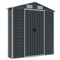 vidaXL Capanno da Giardino Antracite 191x470x198 cm in Acciaio Zincato vidaXL Capanno da Giardino Antracite 191x470x198 cm in Acciaio Zincato