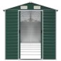 vidaXL Capanno da Giardino Verde 191x725x198 cm in Acciaio Zincato