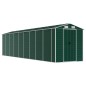 vidaXL Capanno da Giardino Verde 191x810x198 cm in Acciaio Zincato