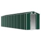 vidaXL Capanno da Giardino Verde 191x810x198 cm in Acciaio Zincato