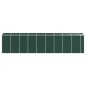 vidaXL Capanno da Giardino Verde 191x810x198 cm in Acciaio Zincato