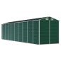 vidaXL Capanno da Giardino Verde 191x810x198 cm in Acciaio Zincato