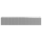 vidaXL Capanno da Giardino Grigio Chiaro 191x980x198cm Acciaio Zincato vidaXL Capanno da Giardino Grigio Chiaro 191x980x198cm Acciaio Zincato